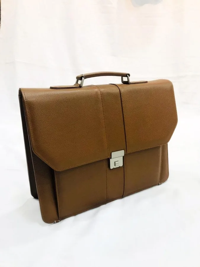 Briefcase, tan