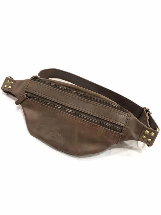 Waist bag, brown