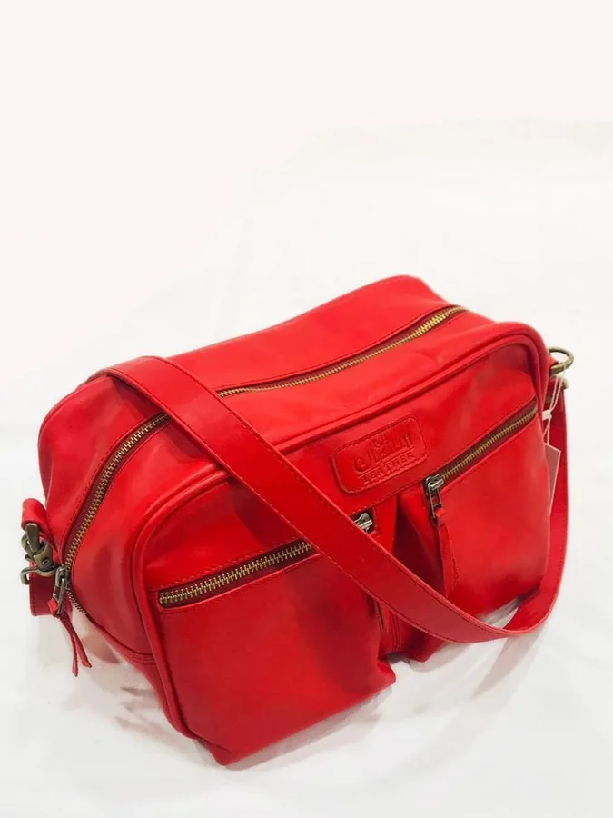 Shoulder bag, red
