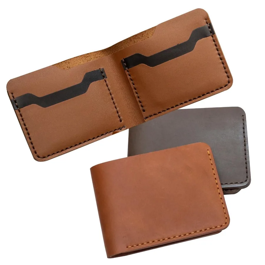 Bifold wallet, tan