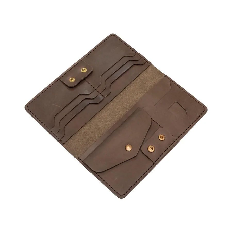 Trifold wallet, brown